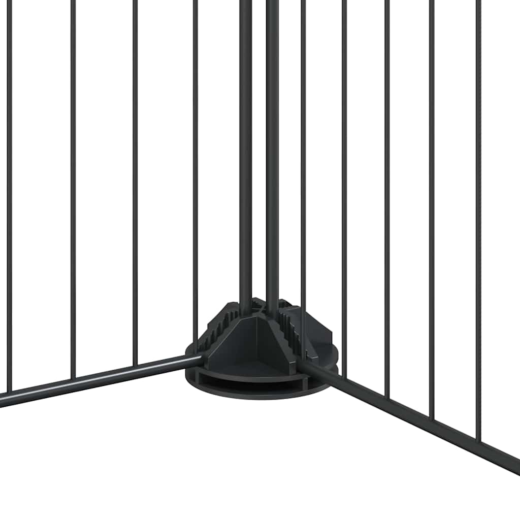 Κλουβί Κατοικίδιων με 44 Πάνελ + Πόρτα Μαύρο 35 x 35εκ Ατσάλινο - PAKOBAZAAR