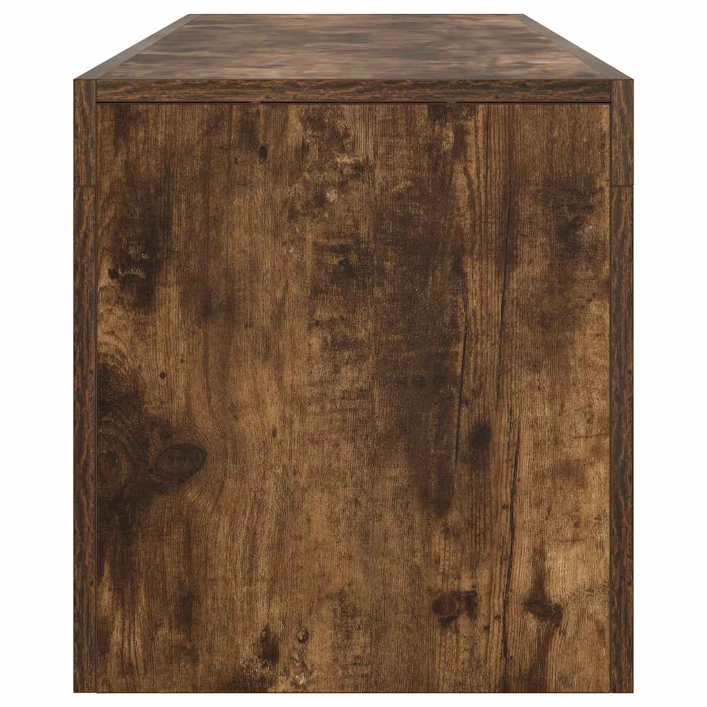 Έπιπλο Τηλεόρασης με LED Καπνιστή Δρυς 140 x 36,5 x 40 εκ. - Pakobazaar