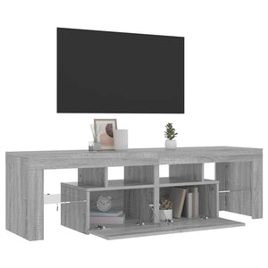 Έπιπλο Τηλεόρασης με LED Γκρι Sonoma 140 x 36,5 x 40 εκ. - Pakobazaar