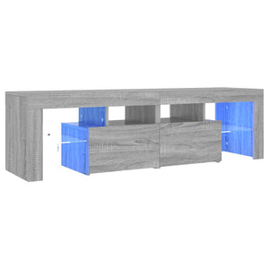 Έπιπλο Τηλεόρασης με LED Γκρι Sonoma 140 x 36,5 x 40 εκ. - Pakobazaar