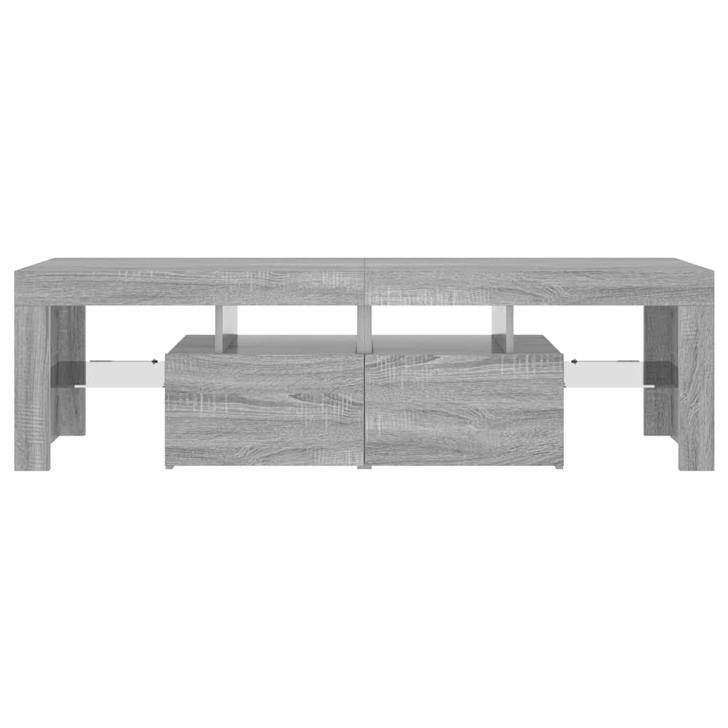 Έπιπλο Τηλεόρασης με LED Γκρι Sonoma 140 x 36,5 x 40 εκ. - Pakobazaar