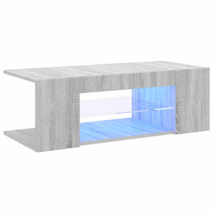 Έπιπλο Τηλεόρασης με LED Γκρι Sonoma 90 x 39 x 30 εκ. - Pakobazaar