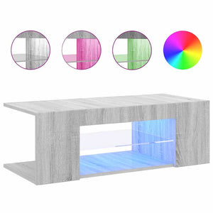 Έπιπλο Τηλεόρασης με LED Γκρι Sonoma 90 x 39 x 30 εκ. - Pakobazaar