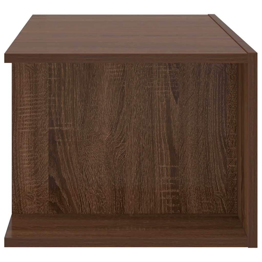 Έπιπλο Τηλεόρασης με LED Καφέ Δρυς 90x39x30 εκ. - Pakobazaar