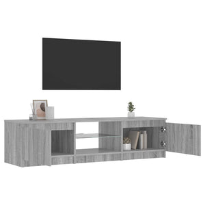 Έπιπλο Τηλεόρασης με LED Γκρι Sonoma 140 x 40 x 36 εκ. - Pakobazaar