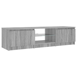 Έπιπλο Τηλεόρασης με LED Γκρι Sonoma 140 x 40 x 36 εκ. - Pakobazaar