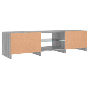 Έπιπλο Τηλεόρασης με LED Γκρι Sonoma 140 x 40 x 36 εκ. - Pakobazaar