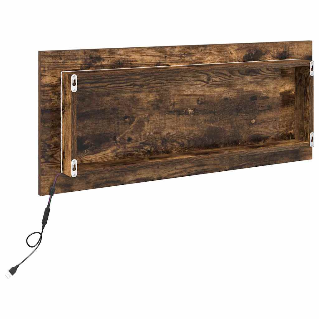 Καθρέφτης Καπνιστό Δρύς 90 x 8,5 x 37 εκ Επεξεργασμένο ξύλο - Pakobazaar