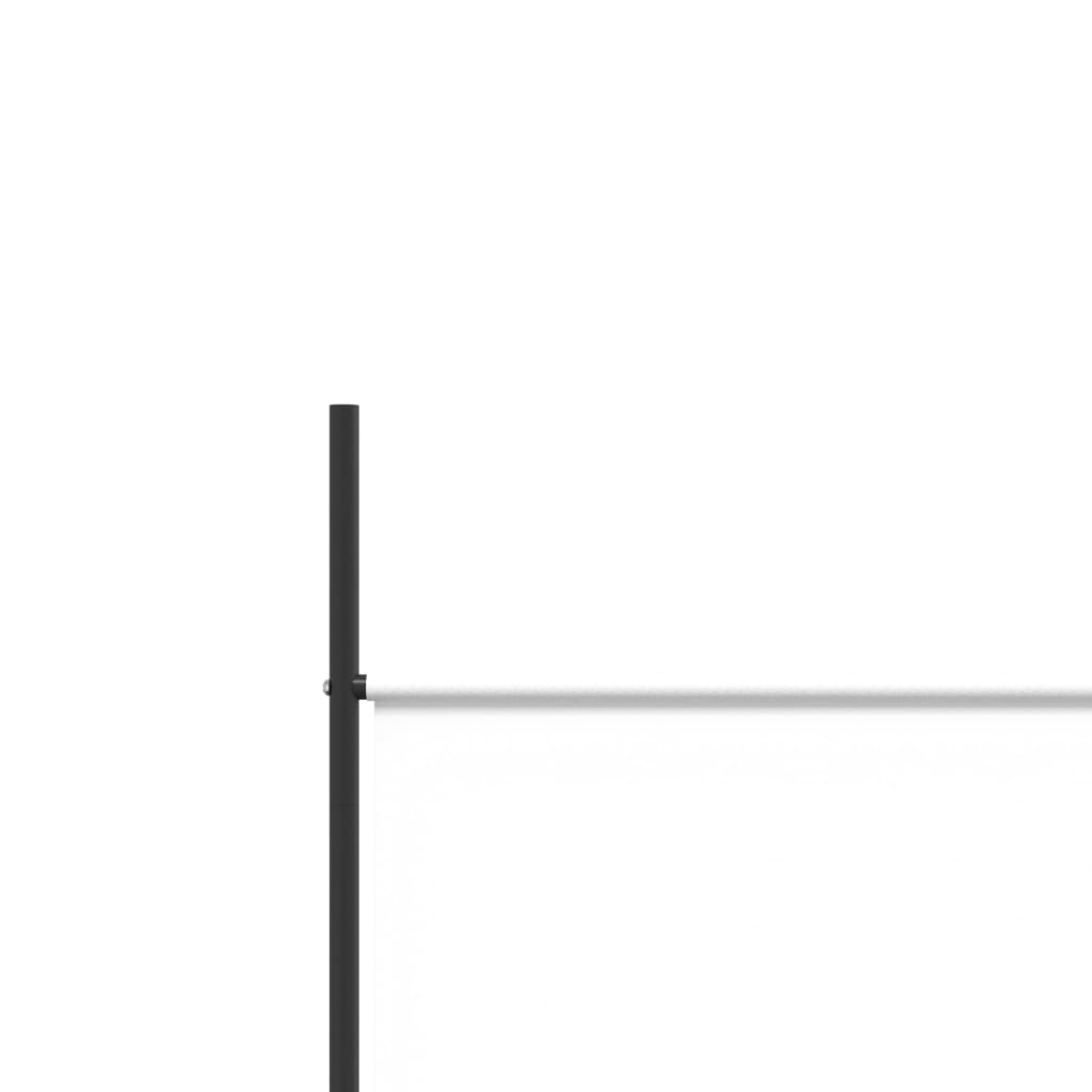 Διαχωριστικό Δωματίου με 4 Πάνελ Λευκό 200x200 εκ. από Ύφασμα