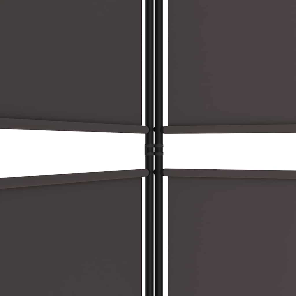 Διαχωριστικό Δωματίου με 5 Πάνελ Καφέ 250x180 εκ. από Ύφασμα