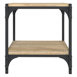 Έπιπλο Τηλεόρασης Sonoma Δρυς 40x33x41 εκ. Επεξ. Ξύλο & Ατσάλι