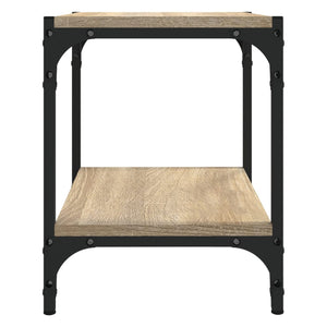 Έπιπλο Τηλεόρασης Sonoma Δρυς 40x33x41 εκ. Επεξ. Ξύλο & Ατσάλι