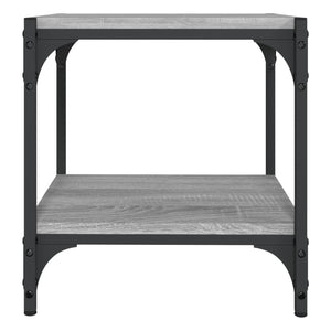 Έπιπλο Τηλεόρασης Γκρι Sonoma 40x33x41 εκ. Επεξ. Ξύλο & Ατσάλι