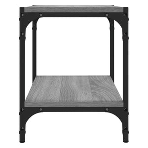 Έπιπλο Τηλεόρασης Γκρι Sonoma 40x33x41 εκ. Επεξ. Ξύλο & Ατσάλι