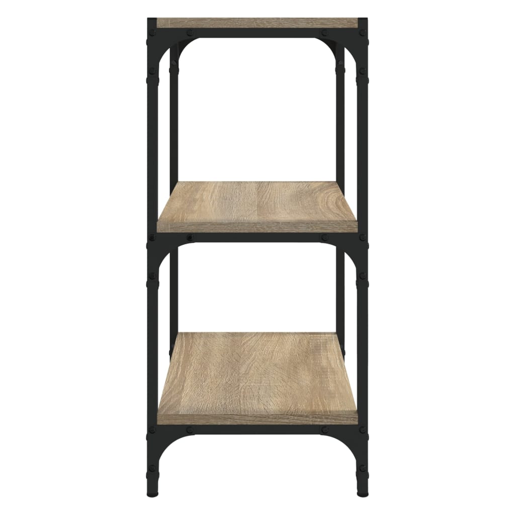 Βιβλιοθήκη Sonoma Δρυς 40x33x70,5 εκ. Επεξεργ. Ξύλο & Ατσάλι