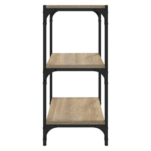 Βιβλιοθήκη Sonoma Δρυς 40x33x70,5 εκ. Επεξεργ. Ξύλο & Ατσάλι