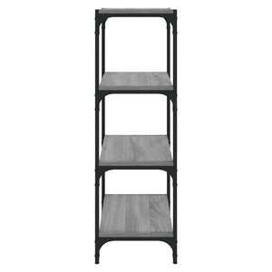 Βιβλιοθήκη Γκρι Sonoma 40 x 33 x 100 εκ. Επεξ. Ξύλο & Ατσάλι