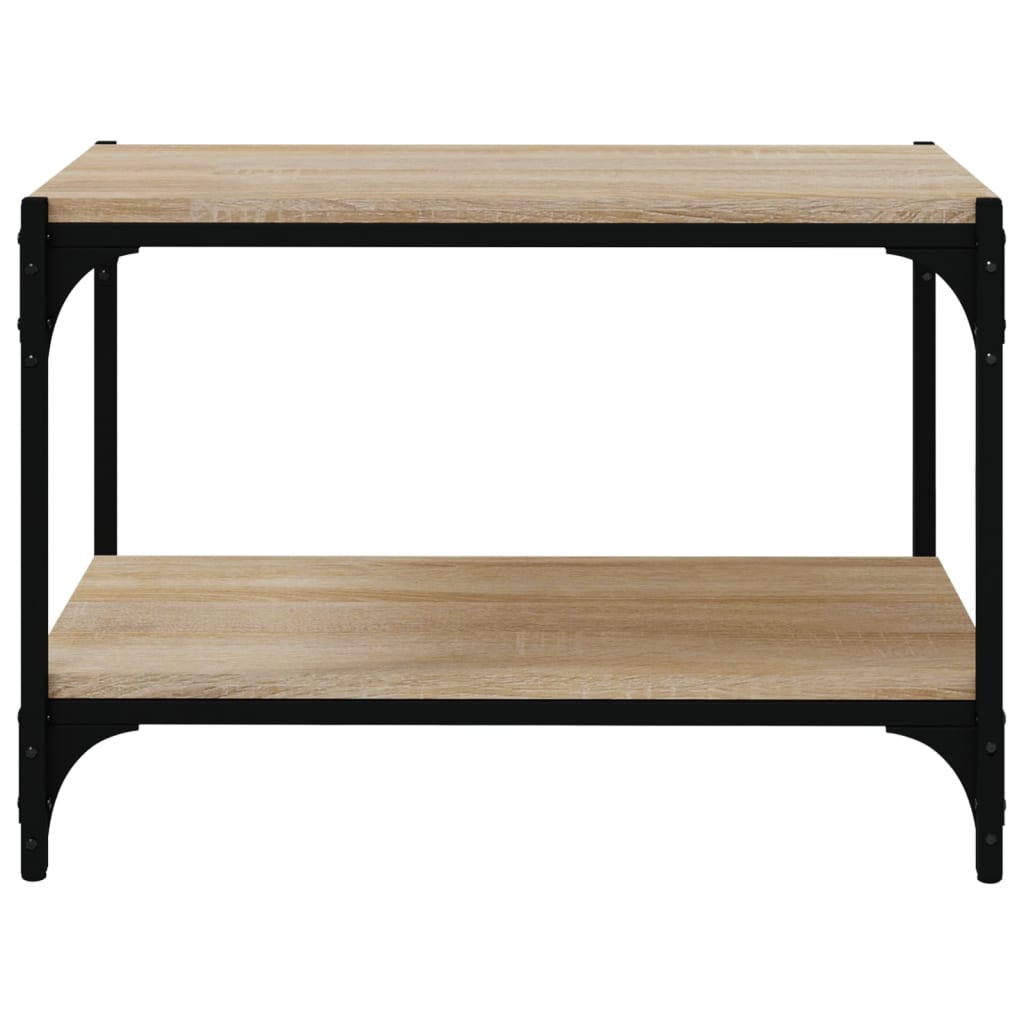 Έπιπλο Τηλεόρασης Sonoma Δρυς 60x33x41 εκ. Επεξ. Ξύλο & Ατσάλι