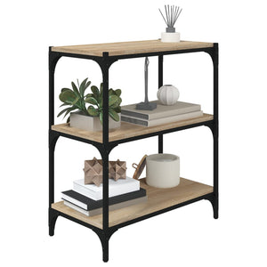 Βιβλιοθήκη Sonoma Δρυς 60x33x70,5 εκ. Επεξεργ. Ξύλο & Ατσάλι - Pakobazaar