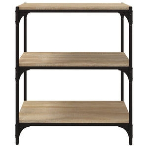 Βιβλιοθήκη Sonoma Δρυς 60x33x70,5 εκ. Επεξεργ. Ξύλο & Ατσάλι - Pakobazaar