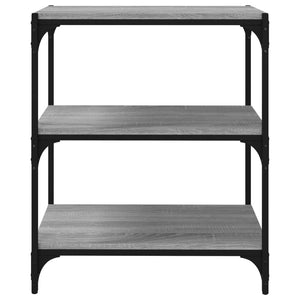Βιβλιοθήκη Γκρι Sonoma 60 x 33 x 70,5 εκ. Επεξ. Ξύλο & Ατσάλι