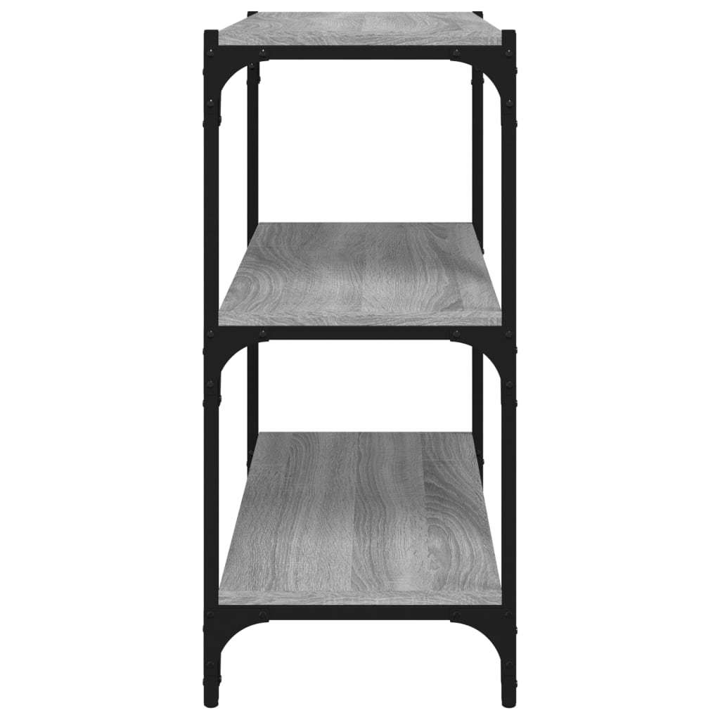 Βιβλιοθήκη Γκρι Sonoma 60 x 33 x 70,5 εκ. Επεξ. Ξύλο & Ατσάλι