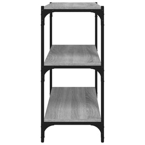 Βιβλιοθήκη Γκρι Sonoma 60 x 33 x 70,5 εκ. Επεξ. Ξύλο & Ατσάλι