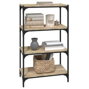 Βιβλιοθήκη Sonoma Δρυς 60x33x100 εκ. Επεξεργ. Ξύλο & Ατσάλι
