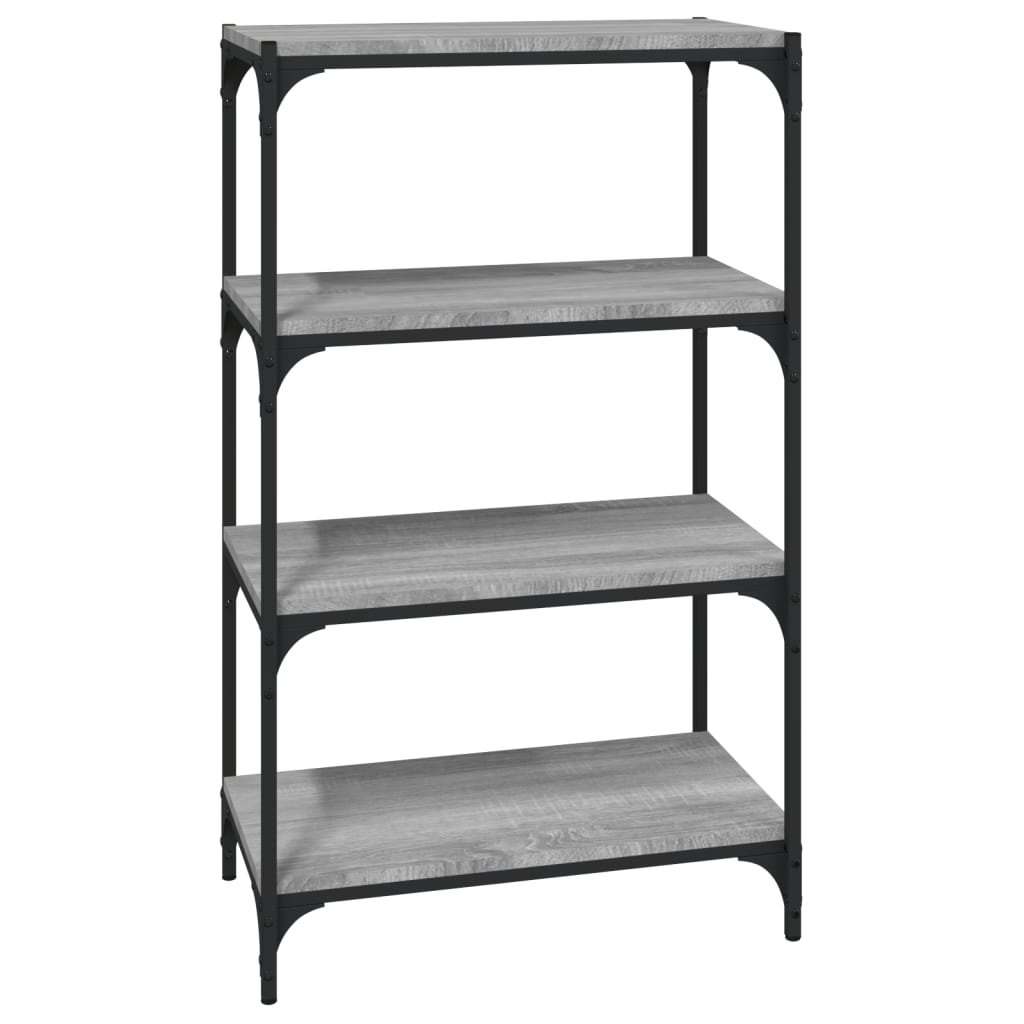 Βιβλιοθήκη Γκρι Sonoma 60 x 33 x 100 εκ. Επεξ. Ξύλο & Ατσάλι