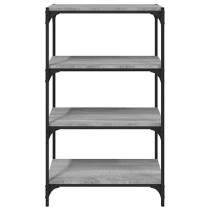Βιβλιοθήκη Γκρι Sonoma 60 x 33 x 100 εκ. Επεξ. Ξύλο & Ατσάλι
