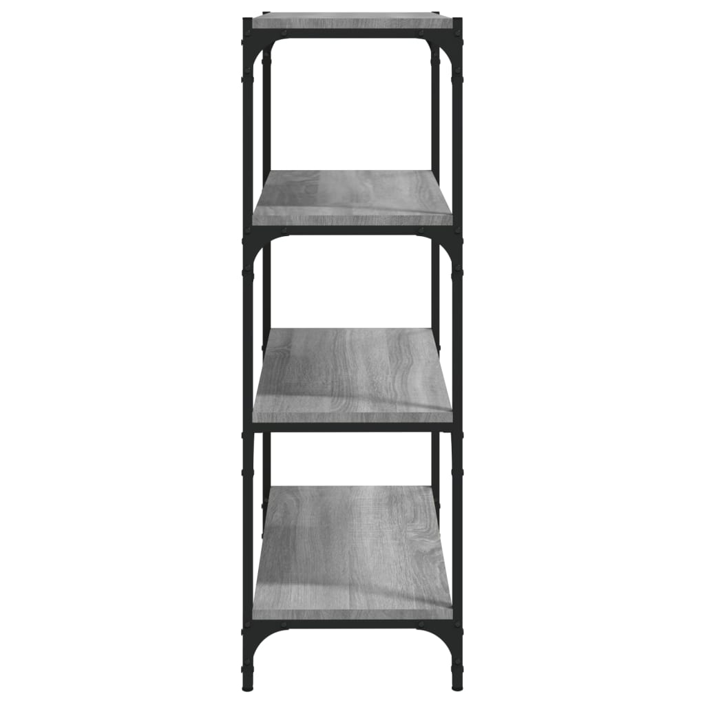 Βιβλιοθήκη Γκρι Sonoma 60 x 33 x 100 εκ. Επεξ. Ξύλο & Ατσάλι