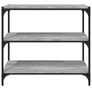Βιβλιοθήκη Γκρι Sonoma 80 x 33 x 70,5 εκ. Επεξ. Ξύλο & Ατσάλι