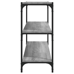 Βιβλιοθήκη Γκρι Sonoma 80 x 33 x 70,5 εκ. Επεξ. Ξύλο & Ατσάλι