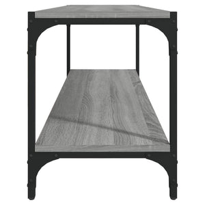 Έπιπλο Τηλεόρασης Γκρι Sonoma 100x33x41 εκ. Επεξ. Ξύλο & Ατσάλι - Pakobazaar