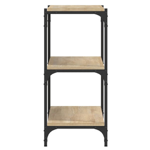 Βιβλιοθήκη Sonoma Δρυς 100x33x70,5 εκ. Επεξεργ. Ξύλο & Ατσάλι - Pakobazaar