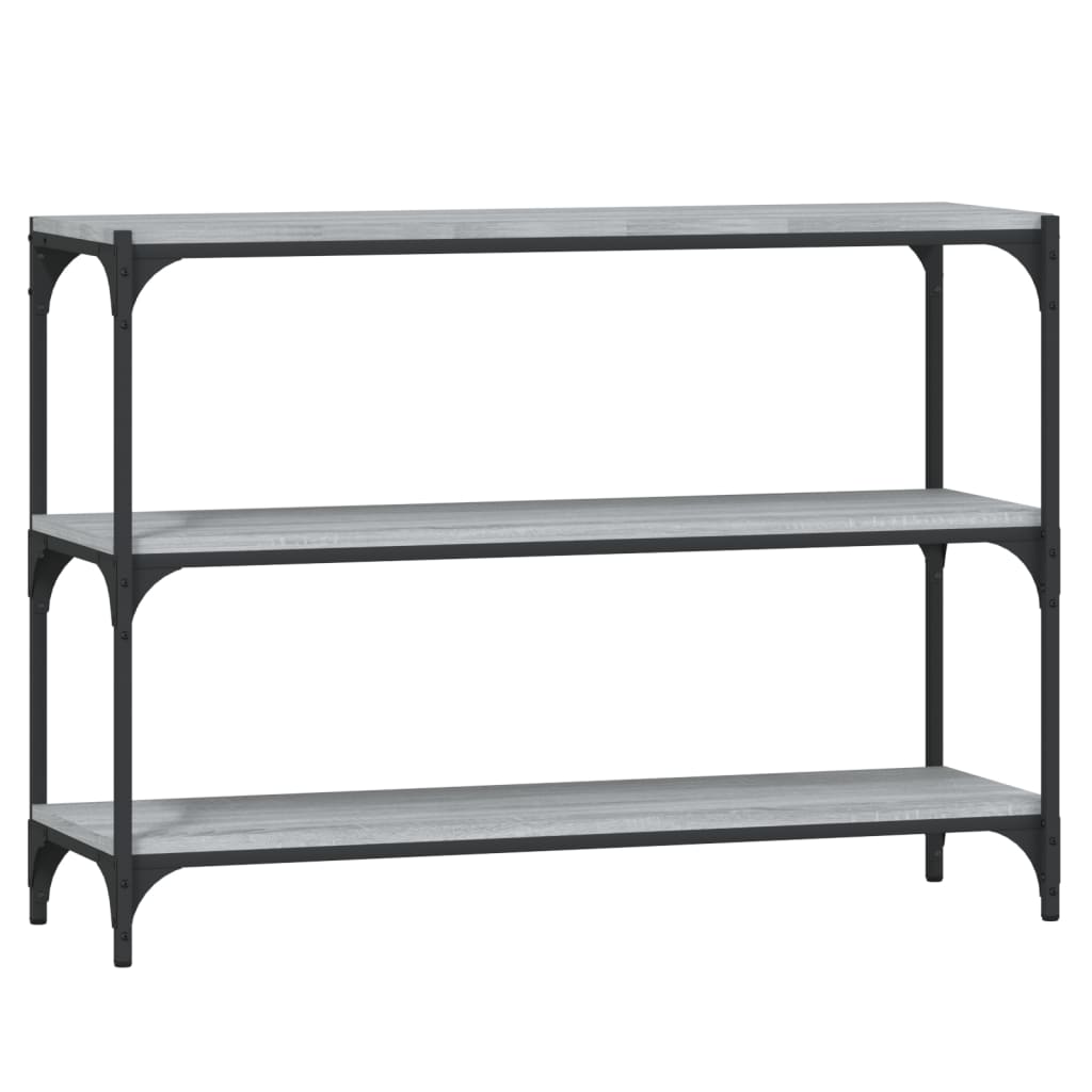 Βιβλιοθήκη Γκρι Sonoma 100 x 33 x 70,5 εκ. Επεξ. Ξύλο & Ατσάλι