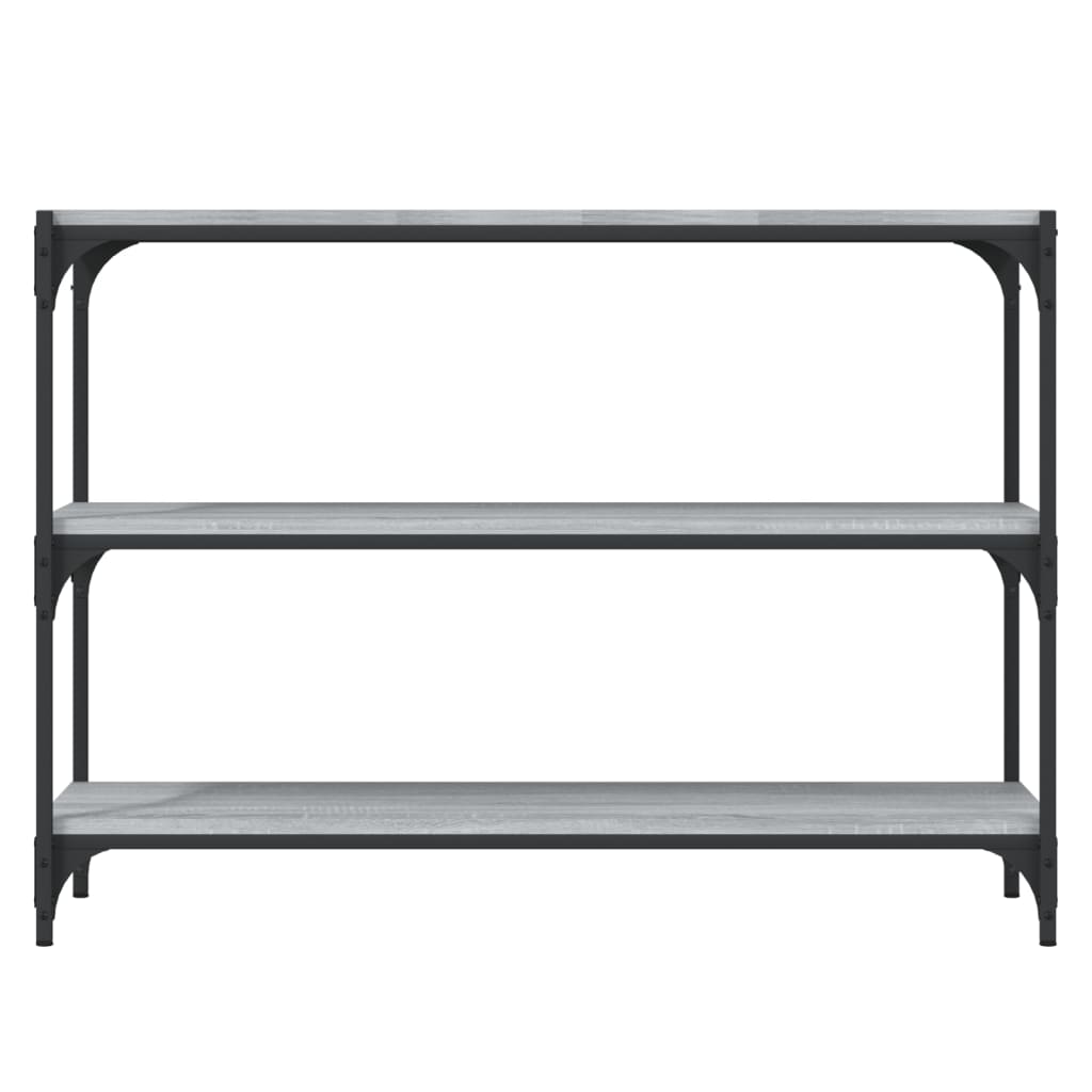 Βιβλιοθήκη Γκρι Sonoma 100 x 33 x 70,5 εκ. Επεξ. Ξύλο & Ατσάλι