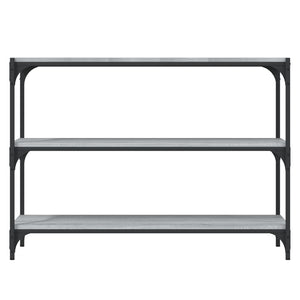 Βιβλιοθήκη Γκρι Sonoma 100 x 33 x 70,5 εκ. Επεξ. Ξύλο & Ατσάλι