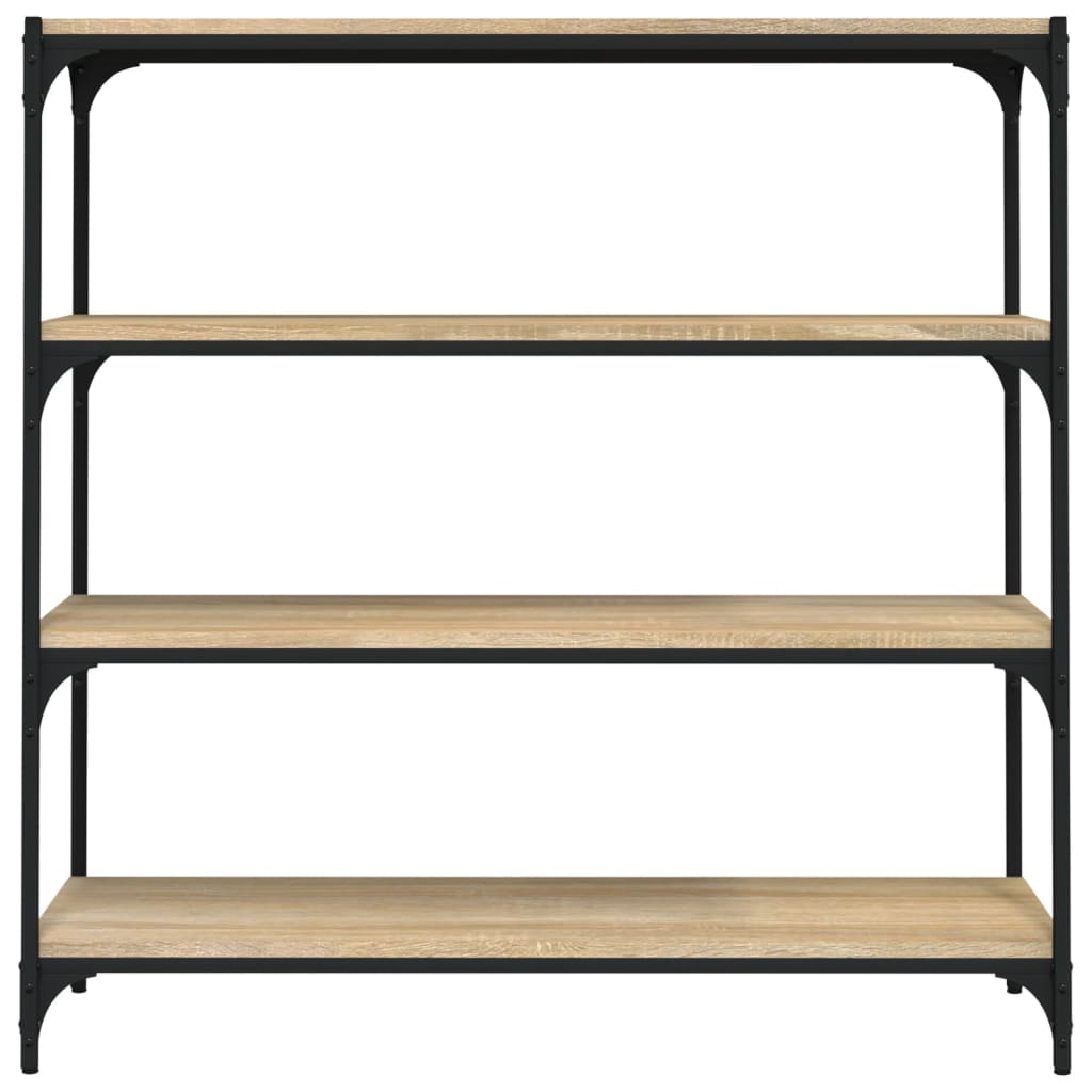 Βιβλιοθήκη Sonoma Δρυς 100x33x100 εκ. Επεξεργ. Ξύλο & Ατσάλι