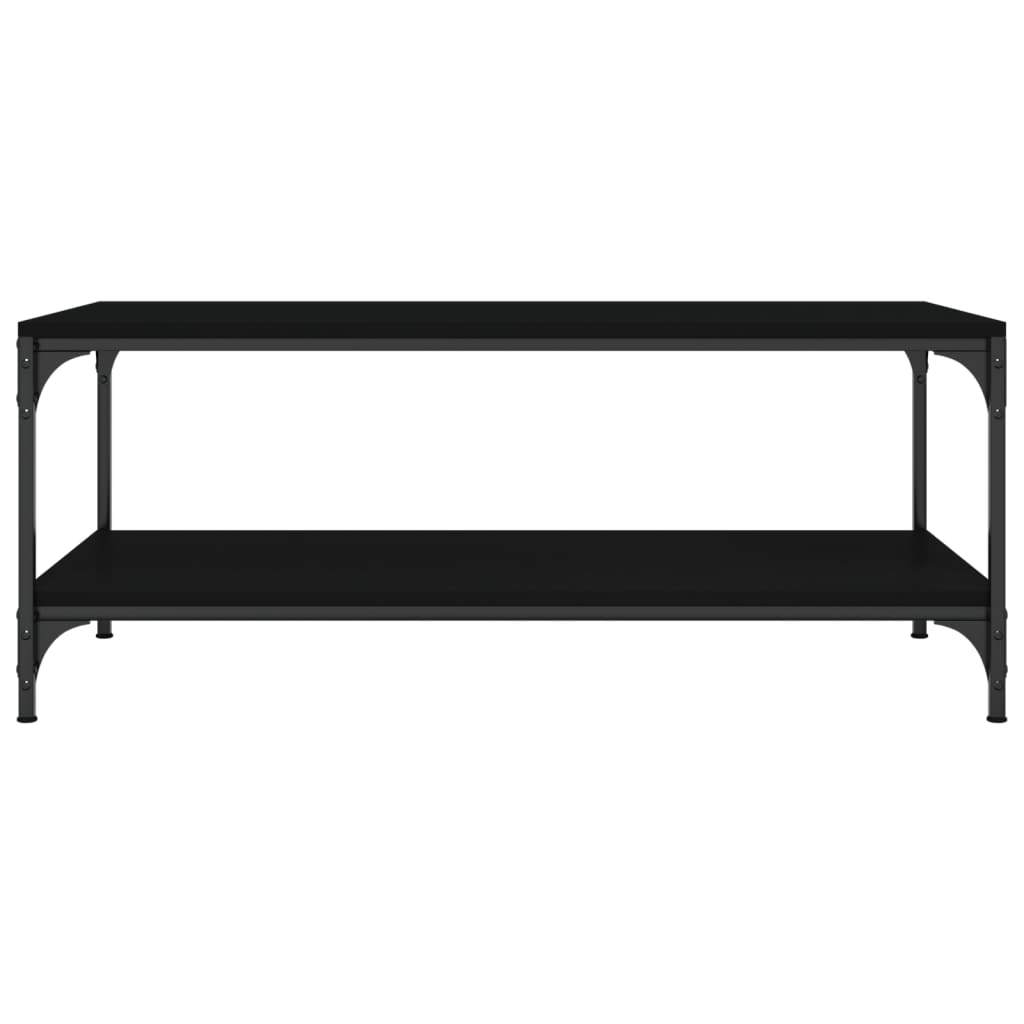 Τραπεζάκι Σαλονιού Μαύρο 100 x 50 x 40 εκ. Επεξεργασμένο Ξύλο