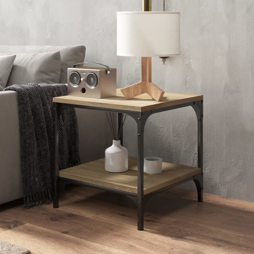 Βοηθητικό Τραπέζι Sonoma Δρυς 40x40x40 εκ. Επεξεργασμένο Ξύλο