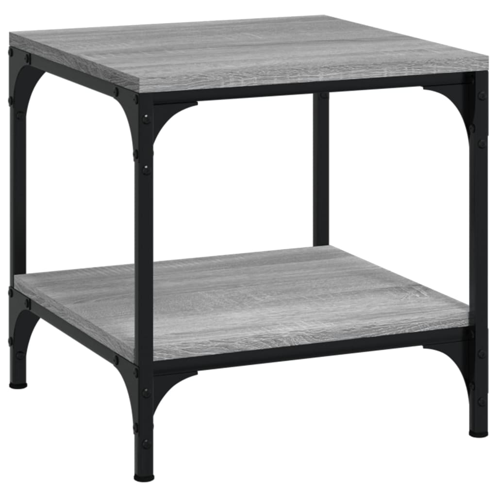 Βοηθητικό Τραπέζι Γκρι Sonoma 40x40x40 εκ. Επεξεργασμένο Ξύλο