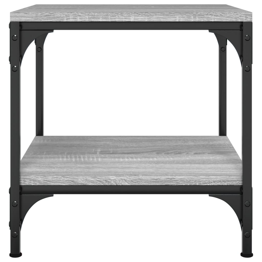 Βοηθητικό Τραπέζι Γκρι Sonoma 40x40x40 εκ. Επεξεργασμένο Ξύλο