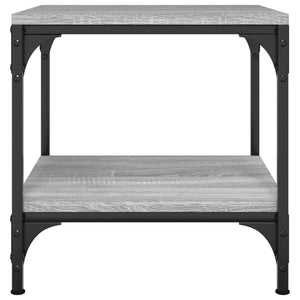 Βοηθητικό Τραπέζι Γκρι Sonoma 40x40x40 εκ. Επεξεργασμένο Ξύλο