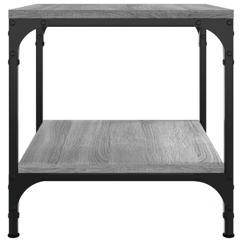 Βοηθητικό Τραπέζι Γκρι Sonoma 40x40x40 εκ. Επεξεργασμένο Ξύλο