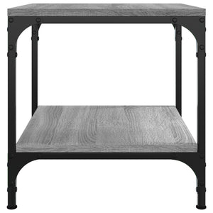 Βοηθητικό Τραπέζι Γκρι Sonoma 40x40x40 εκ. Επεξεργασμένο Ξύλο