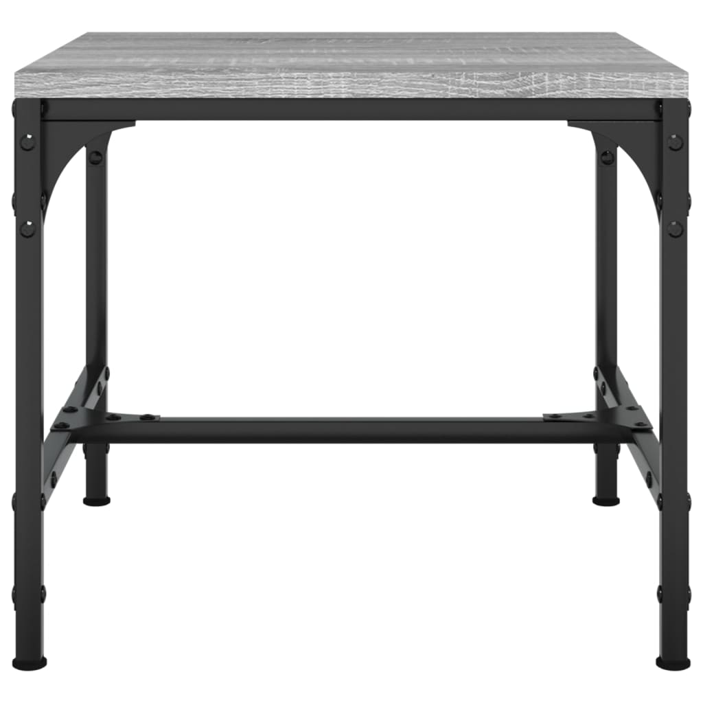 Βοηθητικό Τραπέζι Γκρι Sonoma 40x40x35 εκ. Επεξεργασμένο Ξύλο