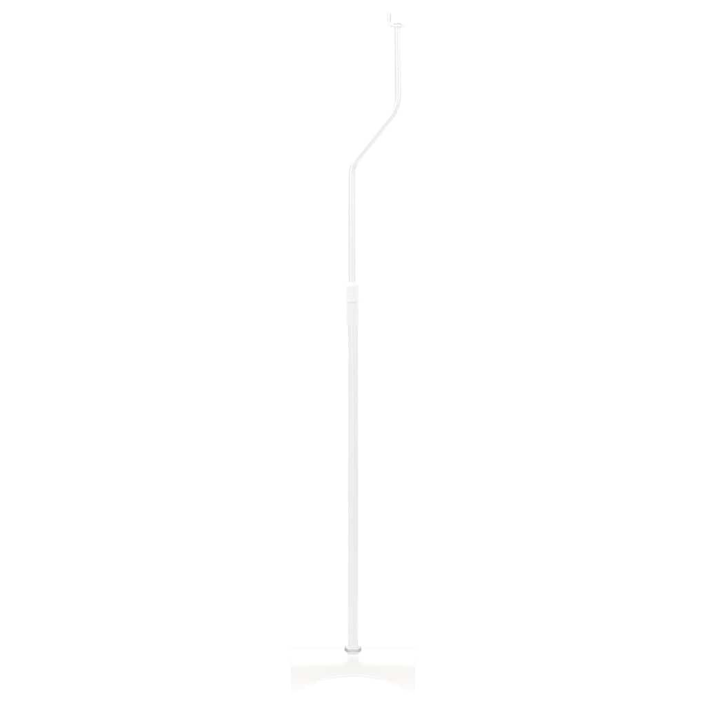 Βάσεις Ηχείων Universal 2 τεμ. Λευκές 19x19x82-104 εκ Ατσάλινες