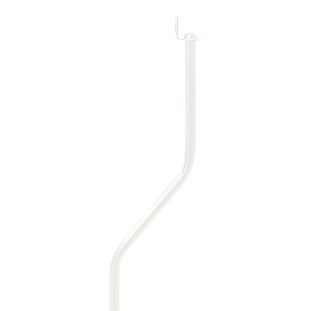 Βάσεις Ηχείων Universal 2 τεμ. Λευκές 19x19x82-104 εκ Ατσάλινες