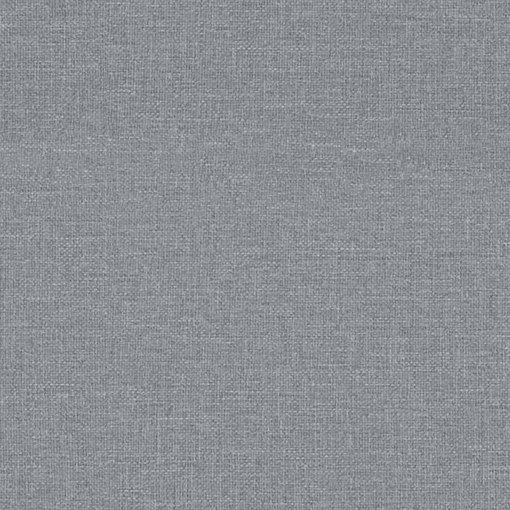 Καρέκλα Γραφείου Ανακλινόμενη Ανοιχτό Γκρι Υφασμάτινη